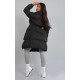 Maternity Black Oversized Collar Belted Longline Puffer Coat Maternity Black Oversized Collar Belted Longline Puffer Coat