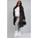 Maternity Black Oversized Collar Belted Longline Puffer Coat Maternity Black Oversized Collar Belted Longline Puffer Coat
