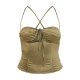 Olive Satin Pleated Bust Pointed Hem Corset Olive Satin Pleated Bust Pointed Hem Corset