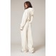 PRETTYLITTLETHING Cream Premium Print Zip Front Hoodie PRETTYLITTLETHING Cream Premium Print Zip Front Hoodie
