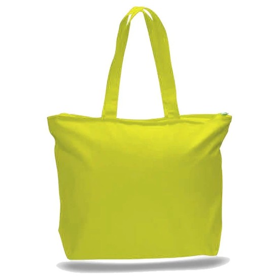 Big Canvas Zippered Tote Big Canvas Zippered Tote
