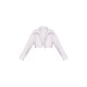 Cream Wool Look Pocket Detail Cropped Jacket Cream Wool Look Pocket Detail Cropped Jacket