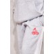 Grey Marl Cherry Print Oversized Wide Leg Sweatpants Grey Marl Cherry Print Oversized Wide Leg Sweatpants