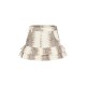 Stone Snake Print Faux Leather Frill Hem Mini Skirt Stone Snake Print Faux Leather Frill Hem Mini Skirt