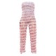 Silver Tassel Sequin Corset Bandeau Jumpsuit Silver Tassel Sequin Corset Bandeau Jumpsuit