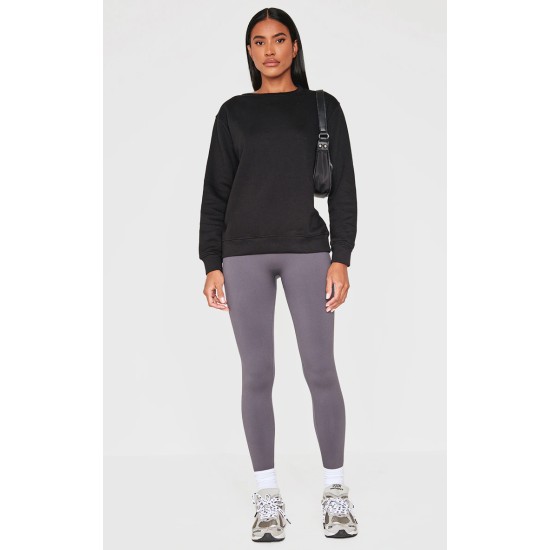 Black Oversized Sweatshirt Black Oversized Sweatshirt