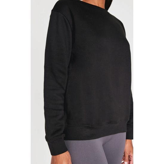 Black Oversized Sweatshirt Black Oversized Sweatshirt