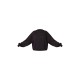 PRETTYLITTLETHING Black Boxy Embroidered Sweatshirt PRETTYLITTLETHING Black Boxy Embroidered Sweatshirt