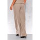 Taupe Woven Tailored Wide Leg Pleated Pants Taupe Woven Tailored Wide Leg Pleated Pants