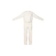 Cream Knitted Polo Neck Sweater And Wide Leg Pants Set Cream Knitted Polo Neck Sweater And Wide Leg Pants Set