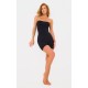Black Bandeau Removable Strap Shapewear Bodysuit Black Bandeau Removable Strap Shapewear Bodysuit