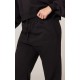 PRETTYLITTLETHING Black Oversized Embroidered Cuffed Sweatpants PRETTYLITTLETHING Black Oversized Embroidered Cuffed Sweatpants