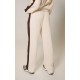 PRETTYLITTLETHING Cream Embroidered Contrast Panel Straight Leg Sweatpants PRETTYLITTLETHING Cream Embroidered Contrast Panel Straight Leg Sweatpants