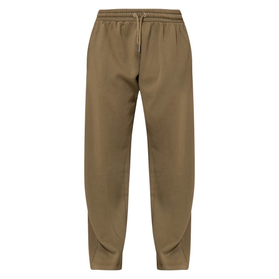 Olive Washed Rib Panel Wide Leg Sweatpants Olive Washed Rib Panel Wide Leg Sweatpants