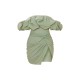 Sage Green Mesh Puff Detail Corset Bodycon Dress Sage Green Mesh Puff Detail Corset Bodycon Dress