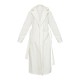 White Boucle Oversized Tie Waist Maxi Coat White Boucle Oversized Tie Waist Maxi Coat