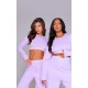 PRETTYLITTLETHING Tape Baby Pink Long Sleeve PJ Top PRETTYLITTLETHING Tape Baby Pink Long Sleeve PJ Top