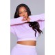 PRETTYLITTLETHING Tape Baby Pink Long Sleeve PJ Top PRETTYLITTLETHING Tape Baby Pink Long Sleeve PJ Top