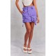 Purple Cargo Pocket Detail Micro Mini Skirt Purple Cargo Pocket Detail Micro Mini Skirt