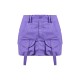 Purple Cargo Pocket Detail Micro Mini Skirt Purple Cargo Pocket Detail Micro Mini Skirt