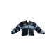 Plus Black Oversized Graphic Zipped Racer Bomber Jacket Plus Black Oversized Graphic Zipped Racer Bomber Jacket