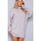 Stone Knitted Slouchy Sweater Dress Stone Knitted Slouchy Sweater Dress