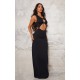 Petite Black Soft Touch Cut Out Maxi Dress With Knot Details Petite Black Soft Touch Cut Out Maxi Dress With Knot Details