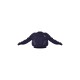 PRETTYLITTLETHING Navy Embroidered Contrast Piping Sweatshirt PRETTYLITTLETHING Navy Embroidered Contrast Piping Sweatshirt