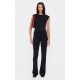 Black Premium Soft Touch Skinny Flare Pants Black Premium Soft Touch Skinny Flare Pants