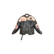 Plus Black Contrast Panel Oversized Faux Leather Motocross Jacket Plus Black Contrast Panel Oversized Faux Leather Motocross Jacket