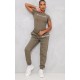 PRETTYLITTLETHING Sage Khaki Prettylittlething High Waist Cuffed Sweatpant PRETTYLITTLETHING Sage Khaki Prettylittlething High Waist Cuffed Sweatpant