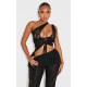 Shape Black Lace Up Bralet Top Shape Black Lace Up Bralet Top
