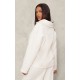 Maternity Cream Quarter Zip Long Sleeve Sweatshirt Maternity Cream Quarter Zip Long Sleeve Sweatshirt
