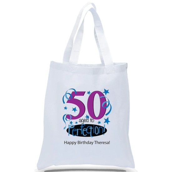 Aged to Perfection! 50th Birthday Tote Bag Aged to Perfection! 50th Birthday Tote Bag