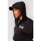 PRETTYLITTLETHING Black Elasticated Hem Zip Up Hoodie PRETTYLITTLETHING Black Elasticated Hem Zip Up Hoodie