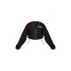 PRETTYLITTLETHING Black Elasticated Hem Zip Up Hoodie PRETTYLITTLETHING Black Elasticated Hem Zip Up Hoodie