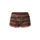 Chocolate Frill Mesh Bloomer Shorts Chocolate Frill Mesh Bloomer Shorts