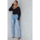 Basic Black Cotton Blend Scoop Neck Long Sleeve Bodysuit Basic Black Cotton Blend Scoop Neck Long Sleeve Bodysuit