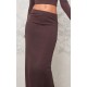 Chocolate Premium Soft Touch Low Rise Maxi Skirt Chocolate Premium Soft Touch Low Rise Maxi Skirt