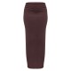 Chocolate Premium Soft Touch Low Rise Maxi Skirt Chocolate Premium Soft Touch Low Rise Maxi Skirt
