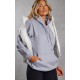 Grey Marl Oversized Sweat Hoodie Grey Marl Oversized Sweat Hoodie