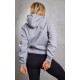 Grey Marl Oversized Sweat Hoodie Grey Marl Oversized Sweat Hoodie