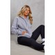 Grey Marl Oversized Sweat Hoodie Grey Marl Oversized Sweat Hoodie