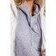 Grey Marl Oversized Sweat Hoodie Grey Marl Oversized Sweat Hoodie
