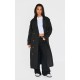 Petite Black Oversized Trench Coat Petite Black Oversized Trench Coat