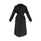 Petite Black Oversized Trench Coat Petite Black Oversized Trench Coat