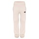 PRETTYLITTLETHING Cream Contrast Logo Badge Wide Leg Sweatpants PRETTYLITTLETHING Cream Contrast Logo Badge Wide Leg Sweatpants