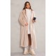 Beige Premium Soft Faux Fur Tailored Maxi Coat Beige Premium Soft Faux Fur Tailored Maxi Coat