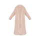 Beige Premium Soft Faux Fur Tailored Maxi Coat Beige Premium Soft Faux Fur Tailored Maxi Coat
