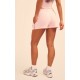 PRETTYLITTLETHING Baby Pink Contrast Binding Runner Shorts PRETTYLITTLETHING Baby Pink Contrast Binding Runner Shorts
